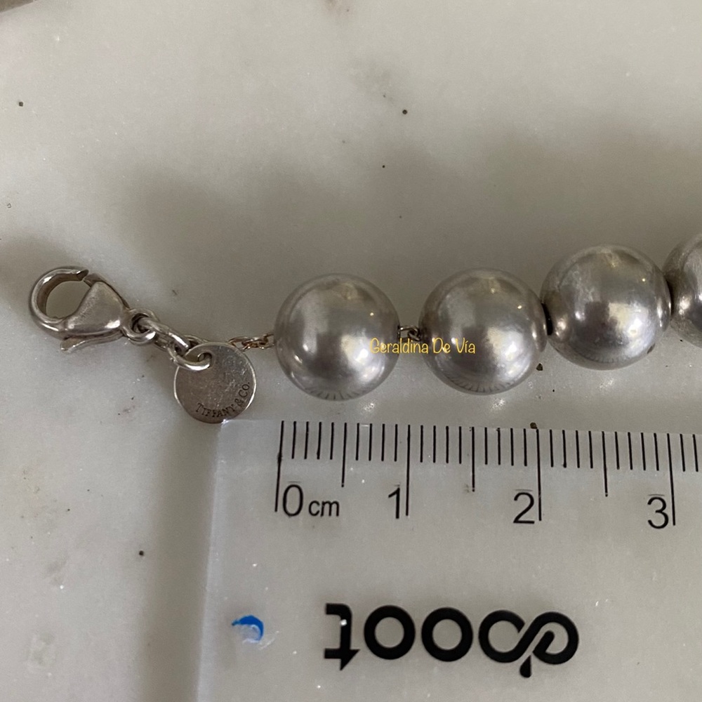 𝐓𝐢𝐟𝐟𝐚𝐧𝐲&𝐂𝐨. 𝐒𝐭𝐞𝐫𝐥𝐢𝐧𝐠 𝐒𝐢𝐥𝐯𝐞𝐫 𝐁𝐞𝐚𝐝 𝐁𝐫𝐚𝐜𝐞𝐥𝐞𝐭. - Picture 5 of 5